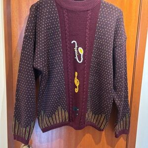 Vintage Music Lovers Sweater